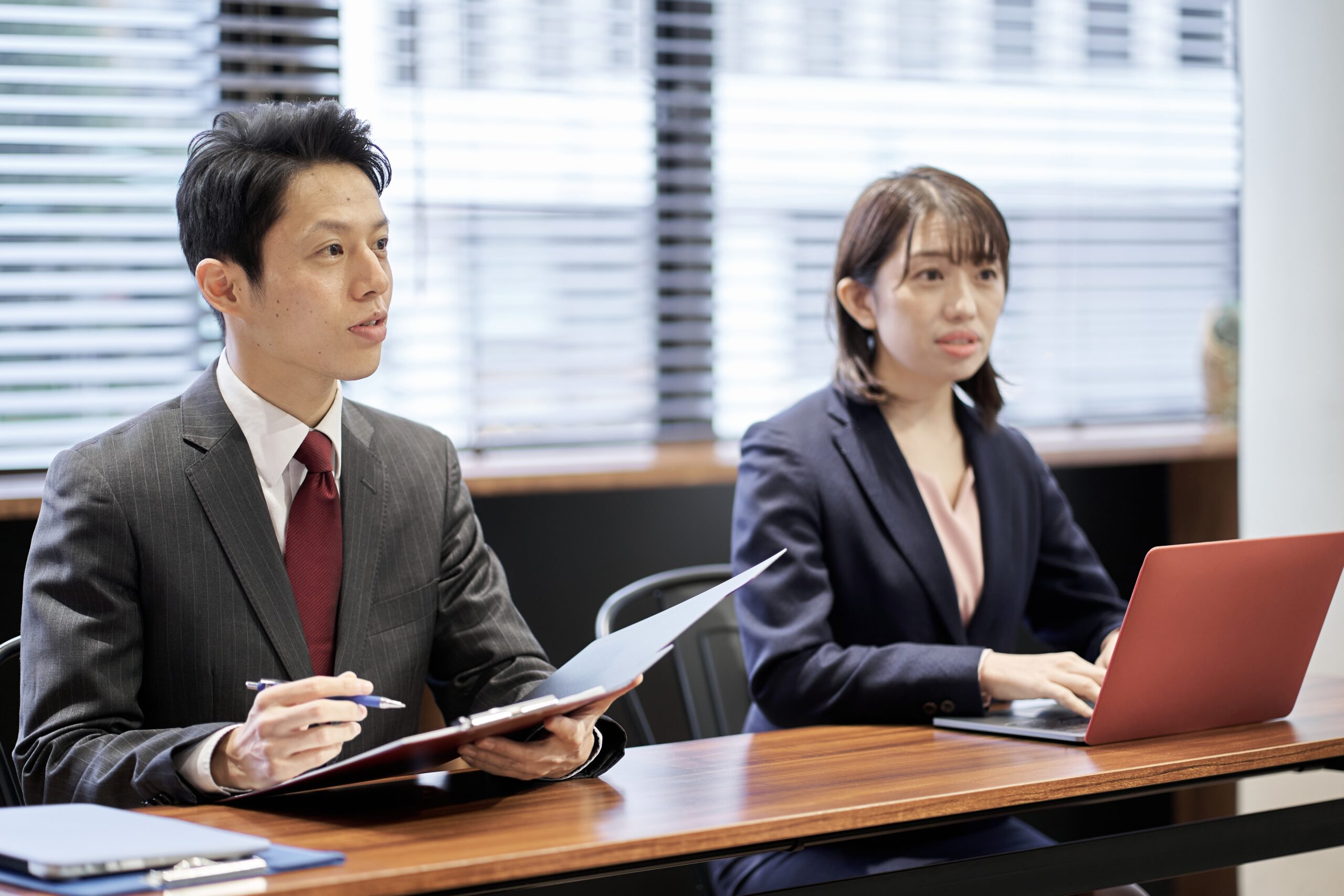 new graduates in a job interview